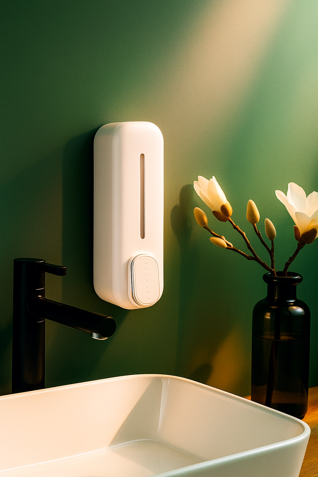 Wall-Mounted Soap Dispenser