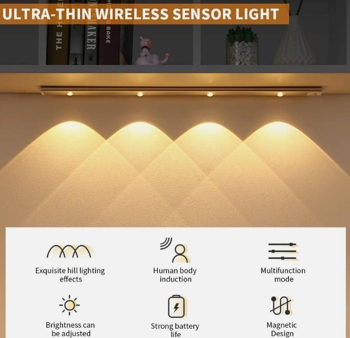 LED PIR Motion Sensor (Rechargeable)